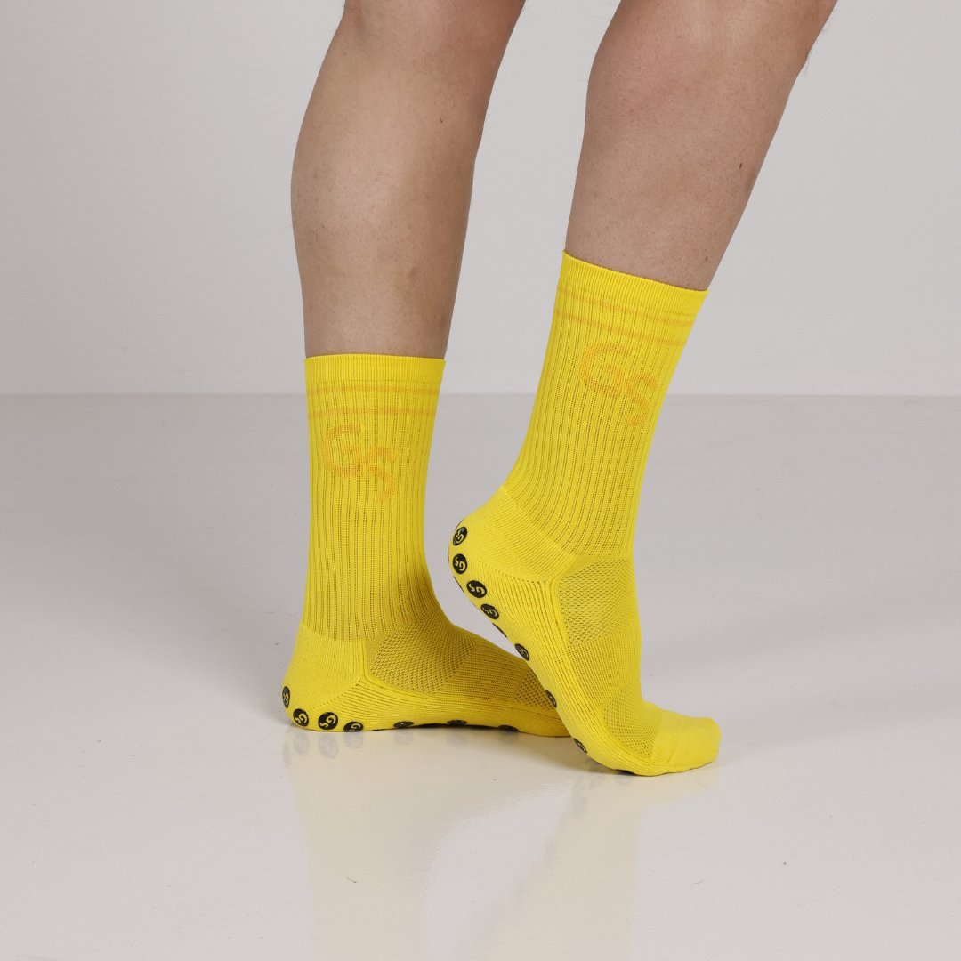 Gule gripsokker - gripsocks.no